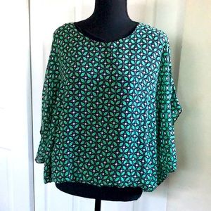 Vince Camuto 3  colors blouse, used once, perfect 👍🏽 condition
